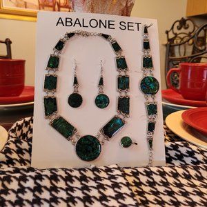 Abalone Jewelry Set